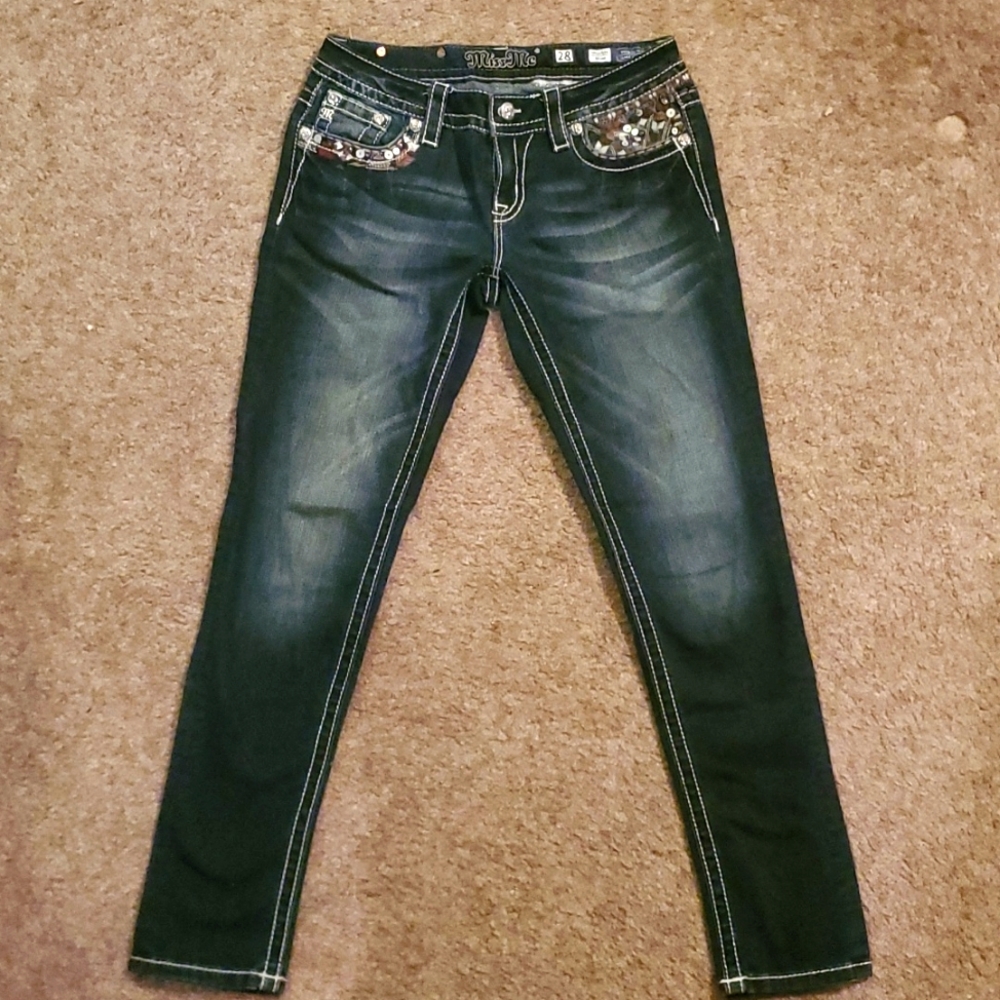 Miss Me, Signature Skinny Jeans. Size 28